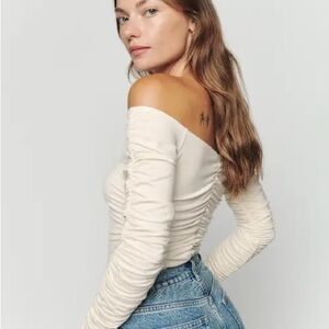 Reformation Leonora Knit Top